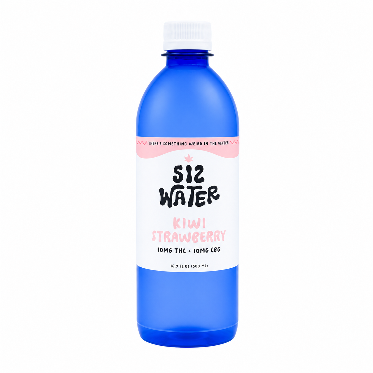 512 Water D9 10MG + CBG 10MG Kiwi Strawberry 16.9oz